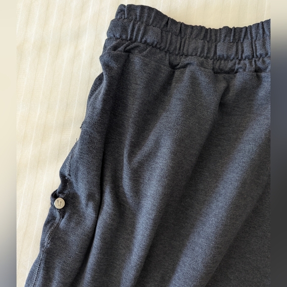 Vuori Men's Ponto Performance Pant Midnight Heather Soft Comfortable Lounge Pant - Picture 8 of 11